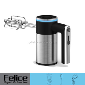 Batteur à œufs électrique domestique pour la pâtisserie avec crochets pétrisseurs/5 réglages de vitesse - Product Image 3