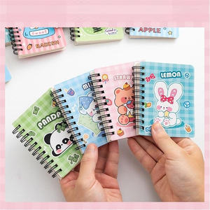 สมุดโน้ตสำหรับนักเรียนแบบผูกลายการ์ตูนน่ารักวัสดุปกกระดาษแบบหลวม - Product Image 2