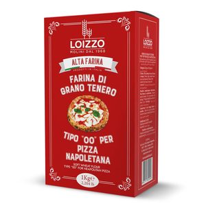Farine de blé tendre de qualité supérieure, fabriquée en Italie, pour la pizza napolitaine, en sac sous vide de 20 kg, pour une pâte facile à digérer - Product Image 1