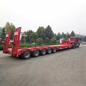 Nuevo Semirremolque de Transporte de Carga Pesada de Marca China Famosa, 40 pies, 4 Ejes, Plataforma Baja de Acero para Transporte de Automóviles, 12R22.5 - Product Image 5
