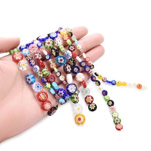 Cuentas de cristal de flores de colores mezclados a granel, suministros artesanales para pulseras de estilo <span class=keywords><strong>Pandora</strong></span>, fabricación de joyas bohemias - Product Image 3