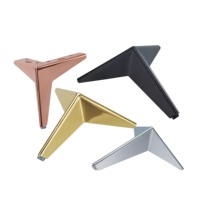 Pieds de canapé et de table en fer modernes, couleur personnalisée, accessoires de meubles pour salon, hôtel, appartement