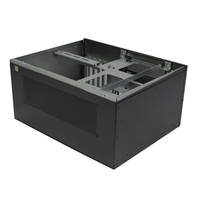 Boîtier industriel mural MACASE T429F-1 IPC 1U, design spacieux, ventilateurs, boîtier d'ordinateur vide, prise en charge de l'alimentation flexible, stock disponible