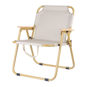 Chaise pliante de camping Kermit, chaise de plage portable compacte et robuste en métal pour pique-nique en plein air avec logo personnalisé - Product Image 1