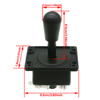 Manette de jeu de style américain Xinwa à prix d'usine bon marché, joystick 8 directions, contrôleur DIY pour boîte de jeu