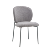 Chaise de salle à manger confortable pour salon, avec pieds thermolaqués, vente en gros