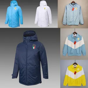 Veste coupe-vent de l'équipe nationale de football, manteau de 2022, coupe-vent de formation de club de football italien, veste coupe-vent d'paraguay, sortie d'usine