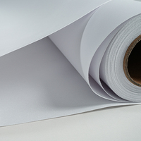 Toile en polyester semi-brillante 220GSM compatible avec Epson, Canon, HP pour impression jet d'encre, toile d'art décorative