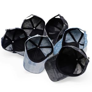 Custom Plain Blank Vintage Washed Denim <b>Dad</b> Hats Caps - Product Image 6