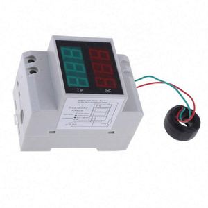 Micro AC Volt Amp Meter Điện Áp Kỹ Thuật Số Ampe Tester AC80-300V 99.9a điện áp hiện tại Màn hình LED hiển thị kép phát triển Hội Đồng Quản Trị - Product Image 3