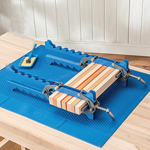 Mini ensemble de pinces de <span class=keywords><strong>panneau</strong></span> de luxe pinces d'armoire en acier à pression à quatre voies puissantes avec support de rangement <span class=keywords><strong>pour</strong></span> l'assemblage de bricolage - Product Image 6