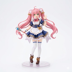 Figurine d'action en PVC de haute qualité, personnage de dessin animé en peluche, jouet design en résine 3D, porte-clés Kawaii, modèle de décoration en caoutchouc souple - Product Image 1