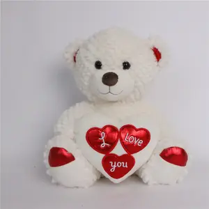 Valentines Day Gift Plush Stuffed Animal Teddy Bear Toys Free Design Custom Customized Doll Custom Animal Manufacturer