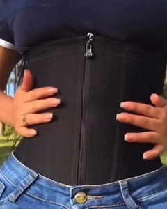 Zip Style Corset taille formateur Corsets fermeture éclair sous le buste <span class=keywords><strong>perdre</strong></span> du poids <span class=keywords><strong>ventre</strong></span> Abdominal Sport ceinture sablier corps Shaper pour les femmes - Product Image 1