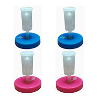 Couvercle de fermentation en plastique pour bocal Mason avec valve de ventilation unidirectionnelle, 86 mm, pour bocaux à cornichons à large ouverture