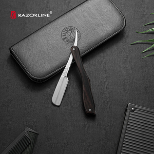 Razorline <span class=keywords><strong>Meilleur</strong></span> <span class=keywords><strong>rasoir</strong></span> droit en acier inoxydable avec manche en bois noir <span class=keywords><strong>Rasoir</strong></span> de sécurité tranchant en feutre <span class=keywords><strong>à</strong></span> la <span class=keywords><strong>main</strong></span> - Product Image 6