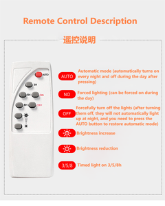 Luz de Rua <span class=keywords><strong>LED</strong></span> Branca Externa 3000W IP65 à Prova d'Água com Controle Remoto, Sensor de Movimento Crepuscular e Holofote Solar de Jardim com Feixe de 270 Graus - Product Image 5