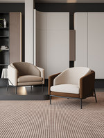 Fauteuil de salon au design moderne et durable avec tissu extensible et éponge haute résilience pour une utilisation dans le salon