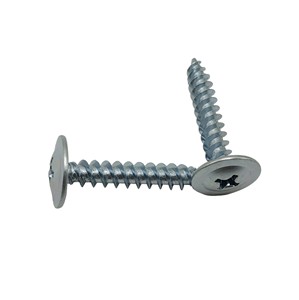 Clous de fixation en acier avec rondelle hexagonale rouge - Product Image 2