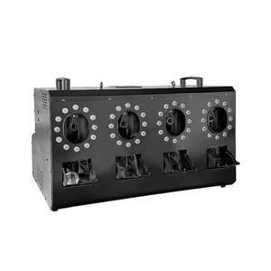 Mesin Asap Gelembung Elektrik 4 Lubang Berbahan Plastik dengan Remote Control RGB LED 3000W untuk Pernikahan, Pesta & Bar - Product Image 3