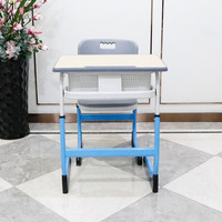 Bureau et chaise réglables en hauteur pour enfants, ensemble de mobilier standard pour salle de classe, adapté aux écoles indiennes