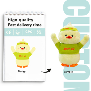 Tùy chỉnh nhà sản xuất tùy chỉnh thiết kế riêng củ<span class=keywords><strong>a</strong></span> bạn thương hiệu đồ chơi sang trọng OEM ODM tùy chỉnh siêu mềm Thú nhồi bông đồ chơi plushie búp bê - Product Image 1