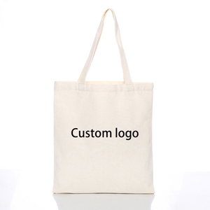 Sac en toile de coton pur, personnalisable avec logo imprimé, sac de courses réutilisable - Product Image 1