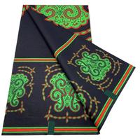 Nouveau tissu brocart africain en cire, motif animal, résistant à l'abrasion, tissé, lourd, design ghanéen, pour femmes