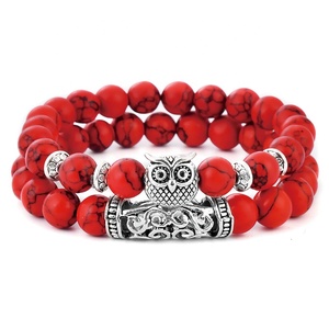 Conjunto de Joyería F386 Promoción Stone Dubai para Mujer, Cuentas para Hacer Pulseras de Pareja - Product Image 4