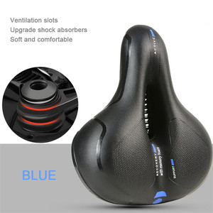 Selle de vélo de montagne confortable et imperméable en PU, coussin en mousse de polyuréthane hautement élastique, selle de vélo de route avec ventilation et chauffage - Product Image 4