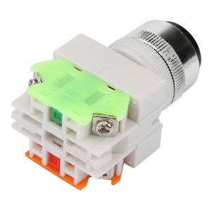 LAY37 22mm interruttore rotante 2/3 posizione manopola serratura rotativa 1NO/1NC interruttore di bloccaggio DPST 660V Ui 10A <span class=keywords><strong>Ith</strong></span> - Product Image 2