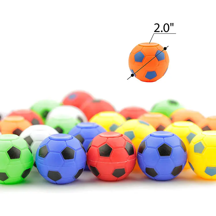 5cm Novelty Funny Fidget Ball Relief Stress Toys Football Game Hand Spinner Stress Relief Gyro Toys Finger Balls
