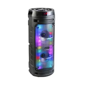 New Model Colorful LED Light Digital Player With Super Sound Karaoke Blue Tooth Wireless Speaker For Party Show