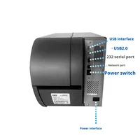 Imprimante thermique industrielle IE240 à grande vitesse, prend en charge le transfert thermique d'étiquettes multi-industries, efficace