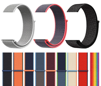 Bracelet tissé en nylon classique Trendybay, compatible avec Apple Watch Series Ultra, toutes tailles de 38 mm à 49 mm