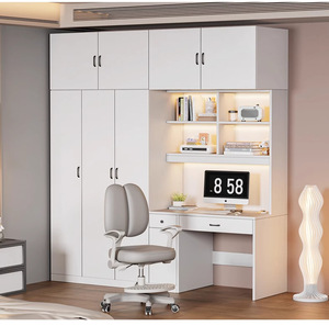 صنع في الصين بيع مباشر من المصنع خزانة الملابس الحديثة الشعبية خزانة الملابس أثاث كامل - Product Image 3