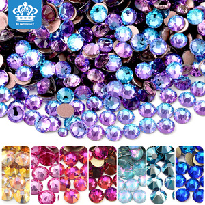 Blinginbox พลอยเทียมแก้วหลังแบนแบบ2088ตัดเป็น SS16-SS30เล็บแบบไม่ใช้ความร้อนสำหรับเครื่องแต่งกายในงานเทศกาล - Product Image 1