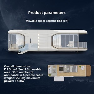 Casa Móvil Prefabricada Inteligente Tipo Cápsula, Hotel Multifuncional para Zonas Turísticas, Contenedor para Turismo, Resort Ecológico, Modelo E7 - Product Image 4
