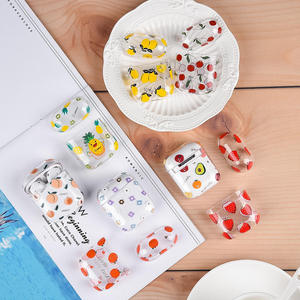 Étui pour Air Pod Pro, fleurs, transparent, PC rigide, <span class=keywords><strong>coque</strong></span> pour <span class=keywords><strong>Airpods</strong></span> Pro 3, <span class=keywords><strong>coque</strong></span> rigide en plastique de luxe pour <span class=keywords><strong>Airpods</strong></span> Pro - Product Image 4