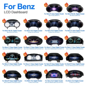 Tableau de bord LCD Navihua pour Benz R ML GL G GLE GLS W204 W205 W212 GLK CLS W207, écran d'instrument numérique, compteur de vitesse - Product Image 6