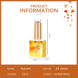 Nuevo Set <span class=keywords><strong>de</strong></span> Esmaltes <span class=keywords><strong>de</strong></span> <span class=keywords><strong>Uñas</strong></span> en Gel UV Otoño 2026, 24 Colores, Personalizable con Logotipo Privado, Kits <span class=keywords><strong>de</strong></span> Gel <span class=keywords><strong>para</strong></span> Principiantes, OEM ODM - Product Image 5