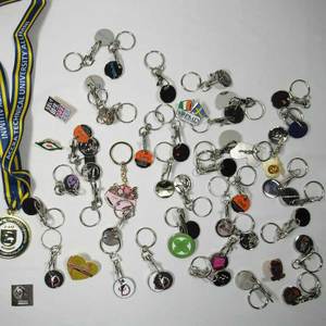 OEM kim loại <span class=keywords><strong>Euro</strong></span> Xe đẩy đồng xu chủ tùy chỉnh thiết kế kim loại Keyring siêu thị mua sắm giỏ hàng Chip Xe đẩy Token Coin Keychain - Product Image 6