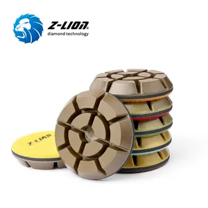 ZL-16K High Quality 3 Inch Diamond Resin Filled Polishing Pads for Granite Marble Terrazzo Stone Concrete Floor