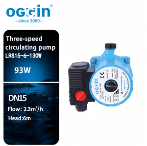 <span class=keywords><strong>Pompe</strong></span> de circulation d'eau chaude silencieuse OGGIN 15-6-130W, 96W, hauteur de refoulement 6m, <span class=keywords><strong>surpresseur</strong></span> automatique pour chauffe-eau solaire et douche, 4/3 pouces, 130mm - Product Image 1