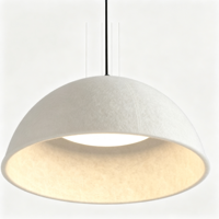 Suspension acoustique demi-dôme en feutre PET moulé à chaud, 100 % fibre de polyester, insonorisant, fabrication OEM