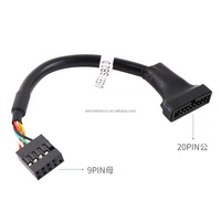 Cable adaptador ETERNALSTAR de 9 pines hembra a 20 pines macho para placa base