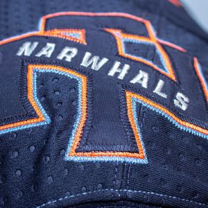 Maillot de hockey sur glace personnalisé pour équipe, avec logo en maille cousu, entièrement lacé, pour adultes - Product Image 6