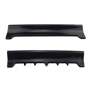 สปอยเลอร์ลายคาร์บอนไฟเบอร์ 3 มิติ 3 ชิ้น - ปีกหลังรถแข่งสีดำเงา ABS สำหรับ <span class=keywords><strong>Civic</strong></span> <span class=keywords><strong>Corolla</strong></span> Camry - Product Image 6