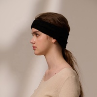 Femme Bébé Un Set Accessoires de Cheveux Nœuds 100% Bandeau en Cachemire Mode de Luxe Chouchous en Cachemire Bandeau pour Cheveux