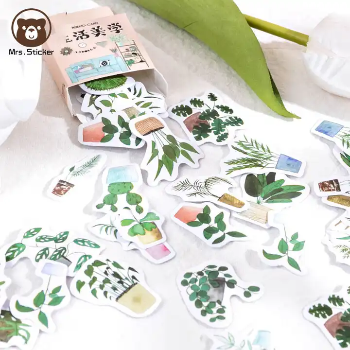1 Box Cute Cartoon Stickers Paper Sticker Sealing Stickers Diy